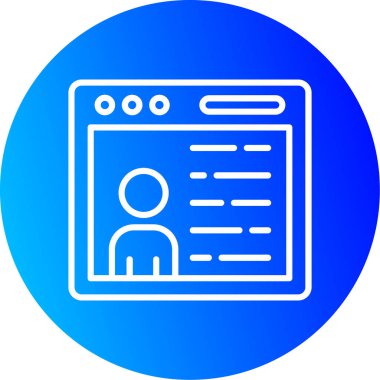 Bir belge simgesinin vektör illüstrasyonu