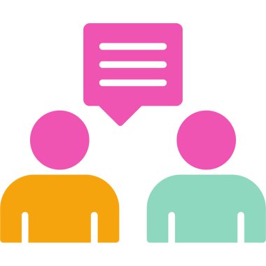 iş insanları vektör simgesi