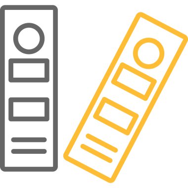 Bağlayıcı Basit Vektör Simgesi İllüstrasyonu