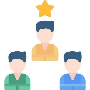 takım yıldızları düz vektör simgesi