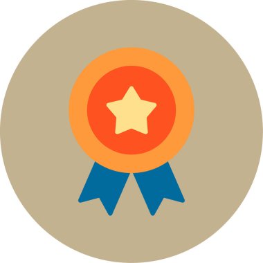 Ödül Düz Vektör Simgesi