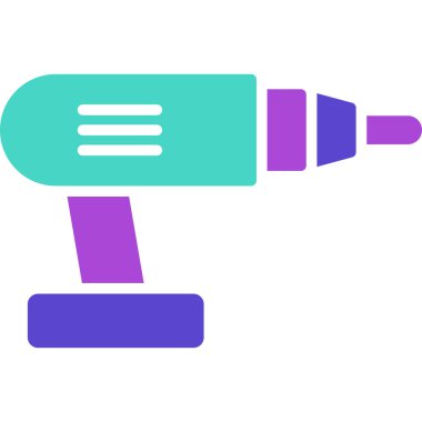 Boya silindiri web simgesi, basit vektör çizim