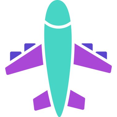 Uçak. Web simgesi vektör illüstrasyonu