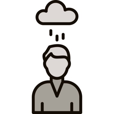 bulut hesaplama simgesi, vektör illüstrasyonu