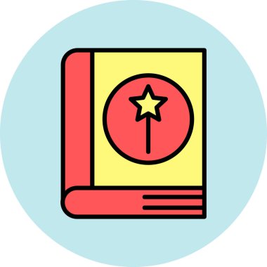 kitap simgesi vektör illüstrasyonu