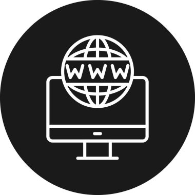 Web simgesi tasarımı vektör illüstrasyonu