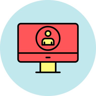 Seo simgesinin vektör illüstrasyonu