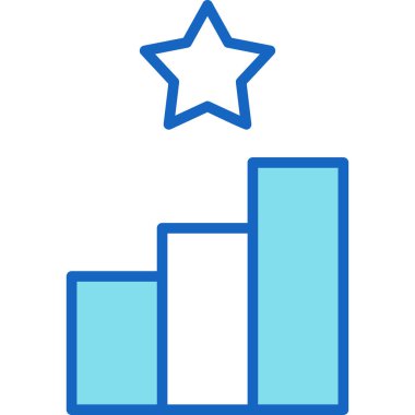 yıldız simgesi vektör illüstrasyonu