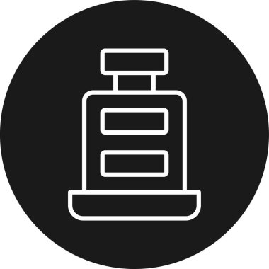 Şişenin vektör simgesi.