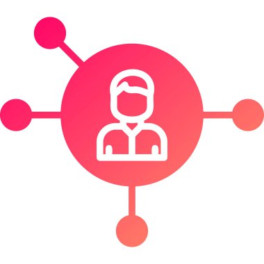 Bir adamın vektör illüstrasyonu