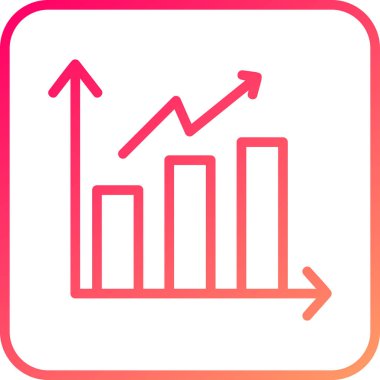 Bir grafiğin vektör illüstrasyonu