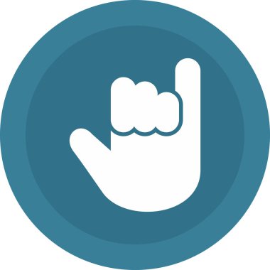 Tek bir simgenin vektör illüstrasyonu