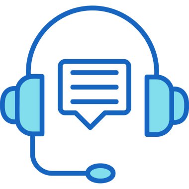 Kulaklık. Web simgesi basit tasarım