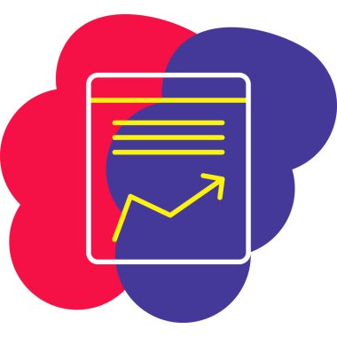 belge simgesi vektör illüstrasyonu