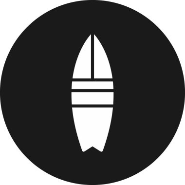 Sörf tahtası Kabartma Çemberi Simgesi