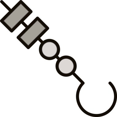 halat moda simgesi taslak biçimi