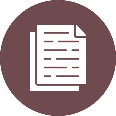 dosya belgesi, basit vektör simgesi tasarımı