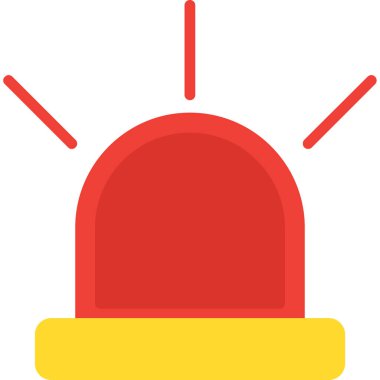 Ampul. Web simgesi basit illüstrasyon