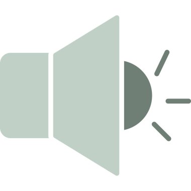 hoparlör simgesi vektör çizim