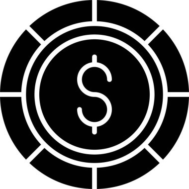 Dolar simgesi, vektör illüstrasyonu