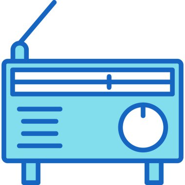 Televizyon. Web simgesi basit illüstrasyon