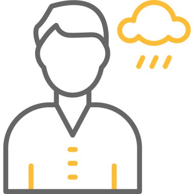 iş simgesi vektör illüstrasyonu