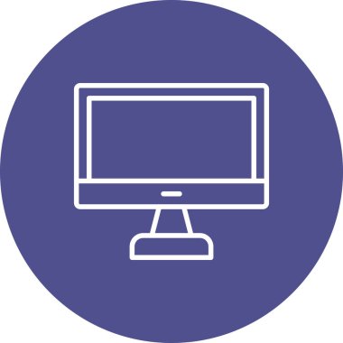 Bilgisayar simgesinin vektör illüstrasyonu