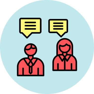 iş simgesi vektör illüstrasyonu