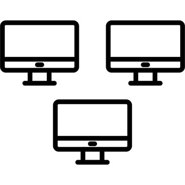 bilgisayar simgesi vektör illüstrasyonu