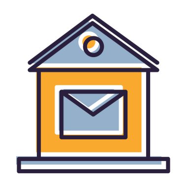 E-posta renkli vektör simgesi