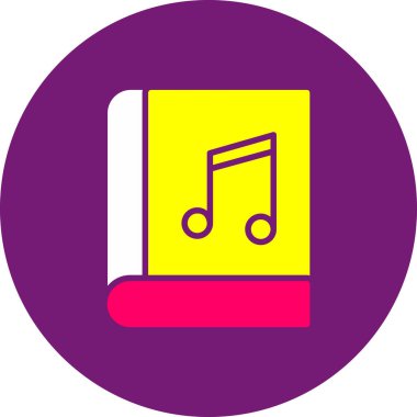 Kitap. Web simgesi basit illüstrasyon