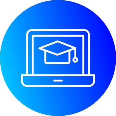 dizüstü bilgisayar simgesi, vektör illüstrasyonu