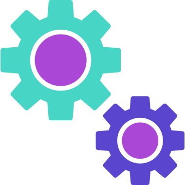 Teçhizat Web simgesi basit illüstrasyon