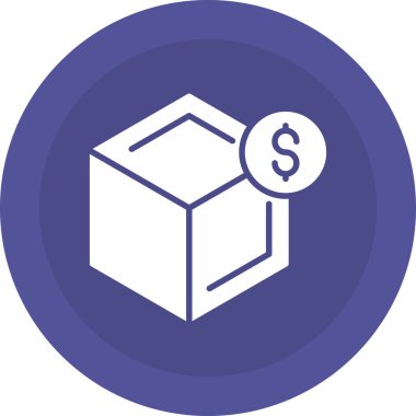 kutu simgesi, vektör illüstrasyonu