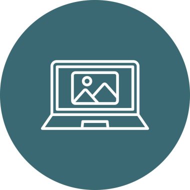 seo modern simgesinin vektör illüstrasyonu