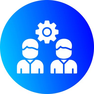 İnsan simgesinin vektör illüstrasyonu