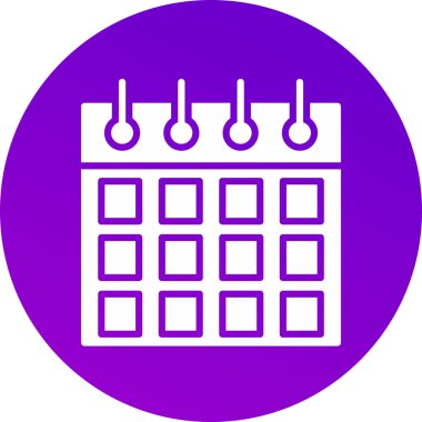 Takvim web simge vektör çizim