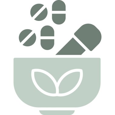 İlaç. Web simgesi basit illüstrasyon