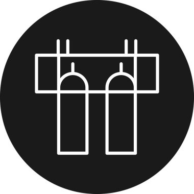 Modern b 'nin vektör illüstrasyonu tıbbi simgeden yoksun