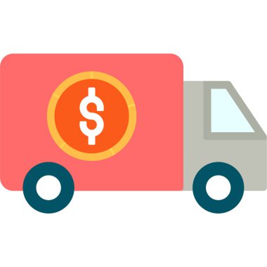 Kamyon Basit Vektör Simgesi ResmiComment