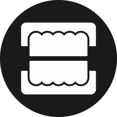 yiyecek ikonu vektör illüstrasyonu