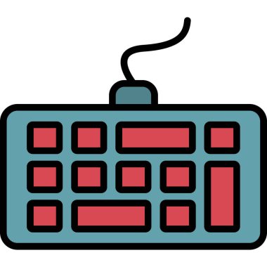 Elektronik. Web simgesi basit illüstrasyon