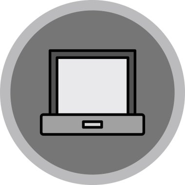 dizüstü bilgisayar. Basit resimleme