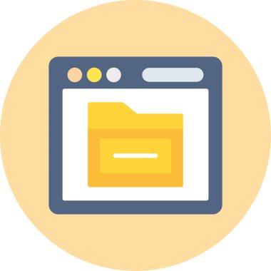 tarayıcı pencere vektör simgesi