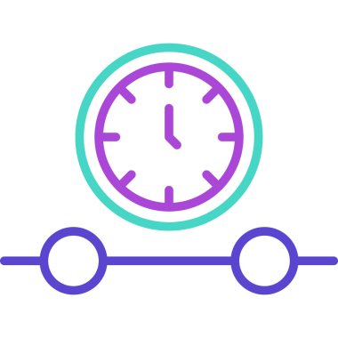 Vektör çizimi, alarmlı saat