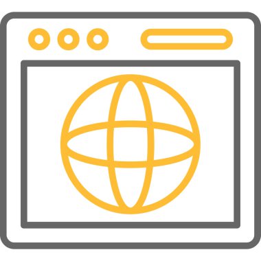 Web tasarım simgesi, vektör illüstrasyonu