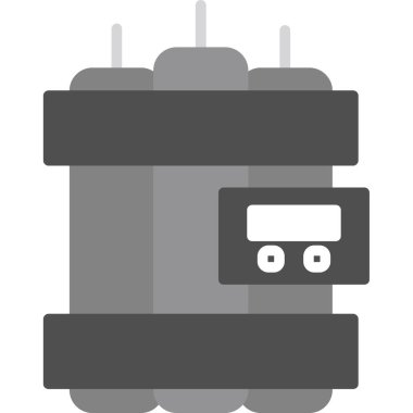 Benzin deposunun vektör simgesi