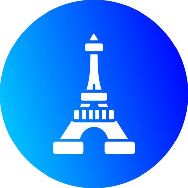 Eyfel kule vektör simgesi