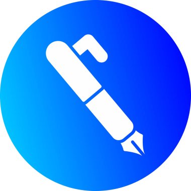 kalem simgesi vektör illüstrasyonu