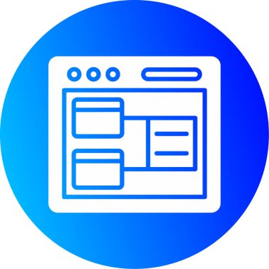 Web tasarım simgesi. vektör illüstrasyonu